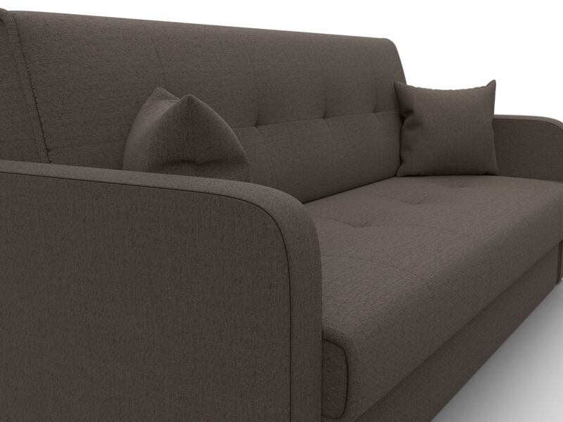 Диван-книжка Надежда, Рогожка, Амур 05 коричневый