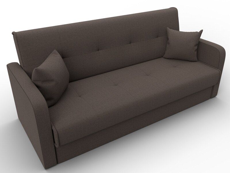 Диван-книжка Надежда, Рогожка, Амур 05 коричневый