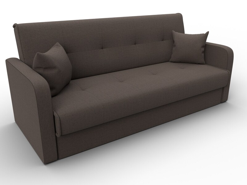 Диван-книжка Надежда, Рогожка, Амур 05 коричневый