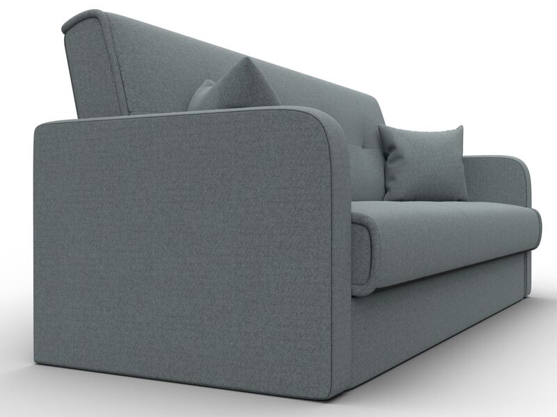 Диван-книжка Надежда, Рогожка, Амур 07 серый