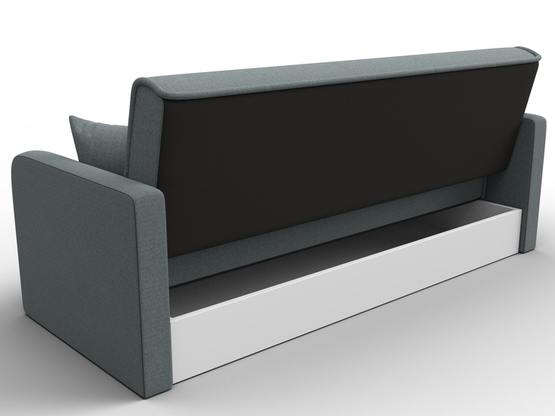 Диван-книжка Надежда, Рогожка, Амур 07 серый