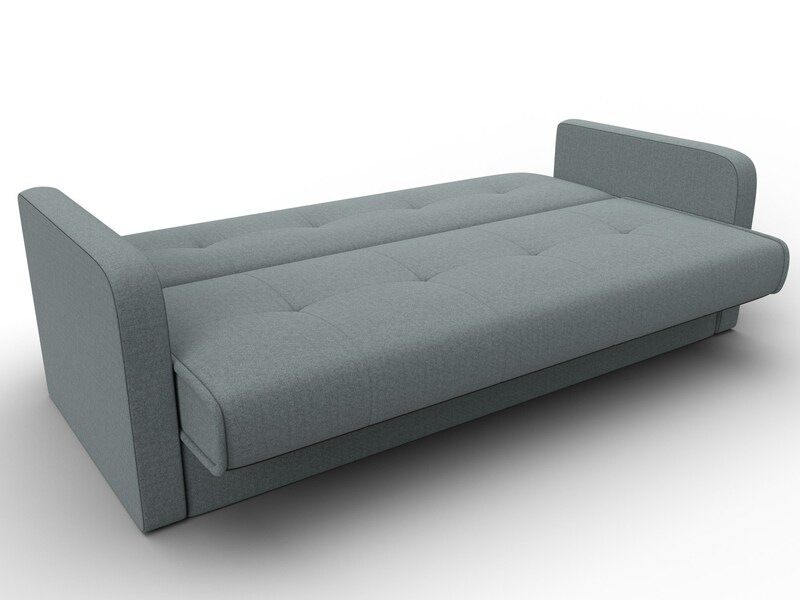 Диван-книжка Надежда, Рогожка, Амур 07 серый