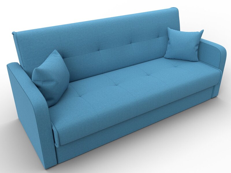 Диван-книжка Надежда, Рогожка, Амур 10 голубой