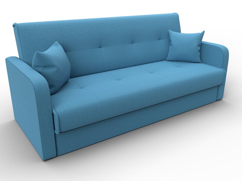 Диван-книжка Надежда, Рогожка, Амур 10 голубой