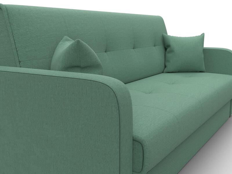 Диван-книжка Надежда, Рогожка, Амур 11 зеленый