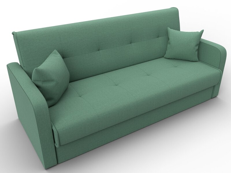 Диван-книжка Надежда, Рогожка, Амур 11 зеленый