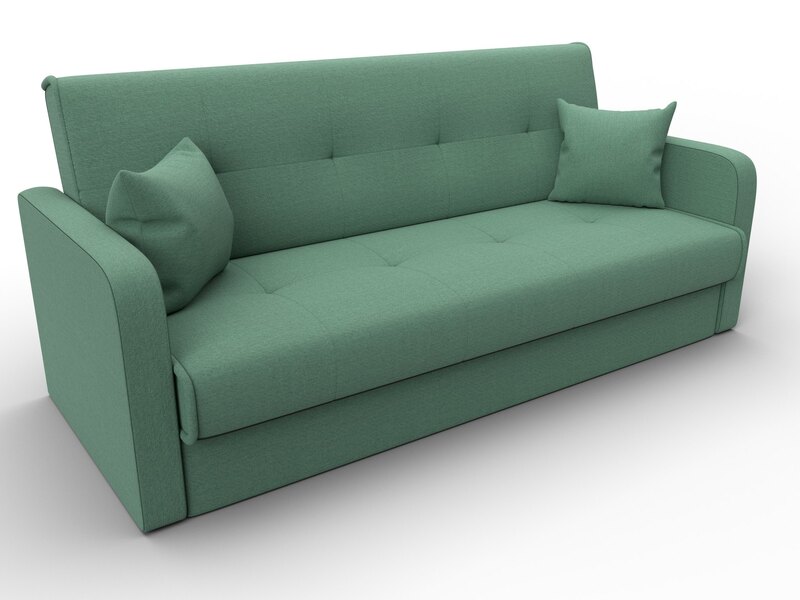 Диван-книжка Надежда, Рогожка, Амур 11 зеленый