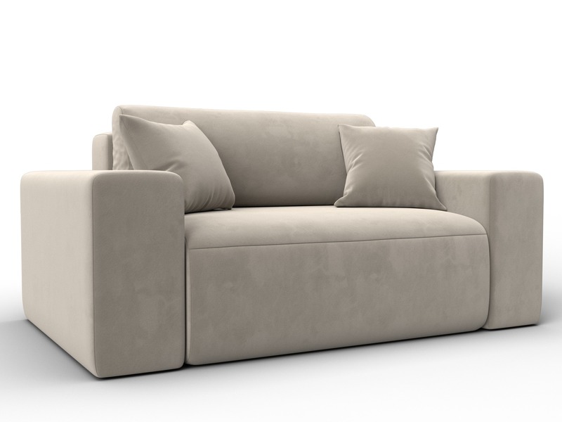 Кресло Лига-036 НПБ, Микровельвет, Бежевый