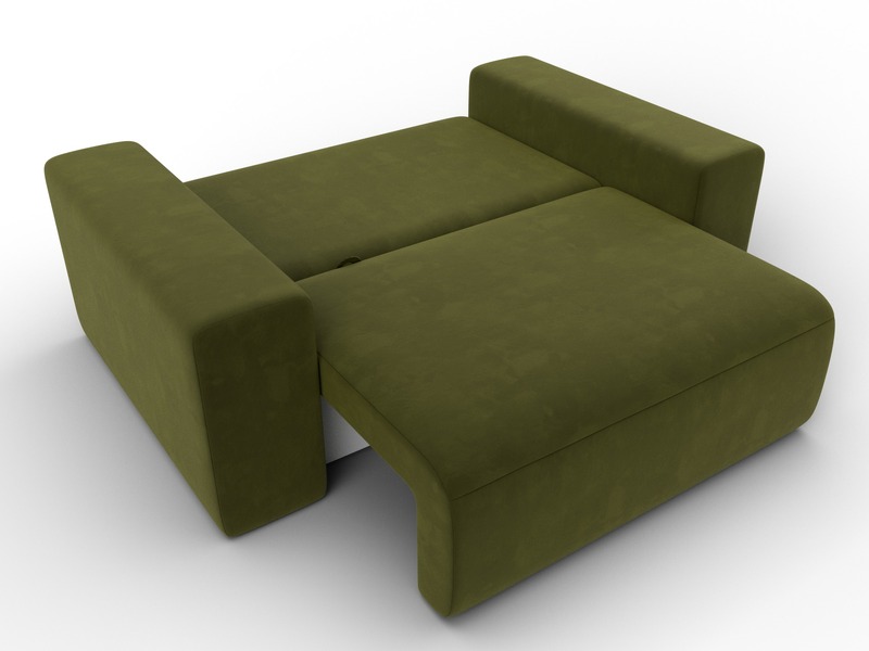 Кресло Лига-036 НПБ, Микровельвет, Зеленый