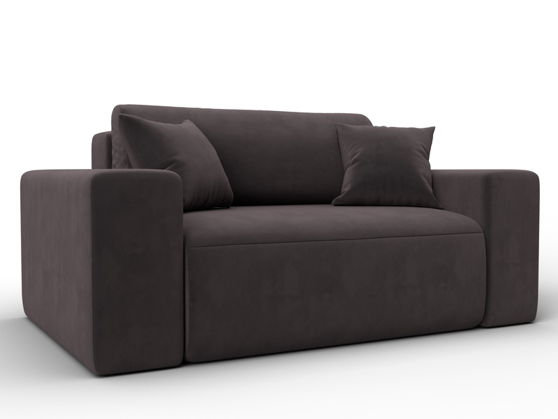 Кресло Лига-036 НПБ, Велюр, SEVEN 727 коричневый