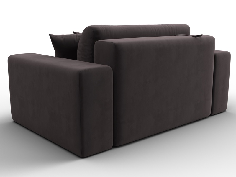 Кресло Лига-036 НПБ, Велюр, SEVEN 727 коричневый