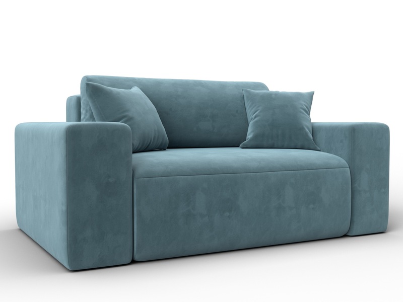 Кресло Лига-036 НПБ, Велюр, SEVEN 113 бирюзовый