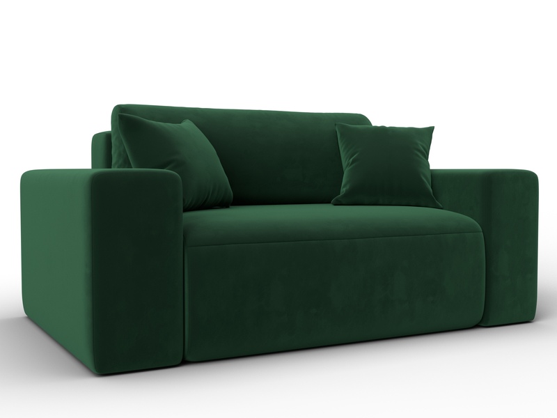 Кресло Лига-036 НПБ, Велюр, SEVEN 626 зеленый