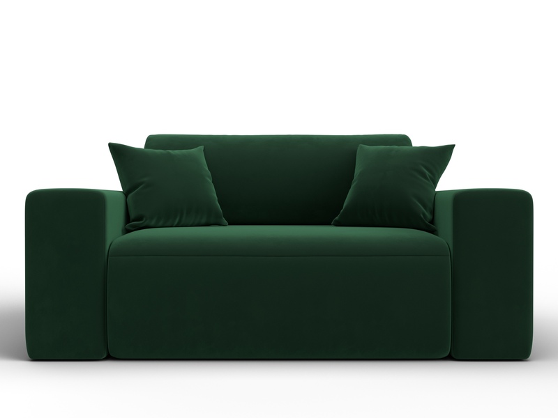 Кресло Лига-036 НПБ, Велюр, SEVEN 626 зеленый