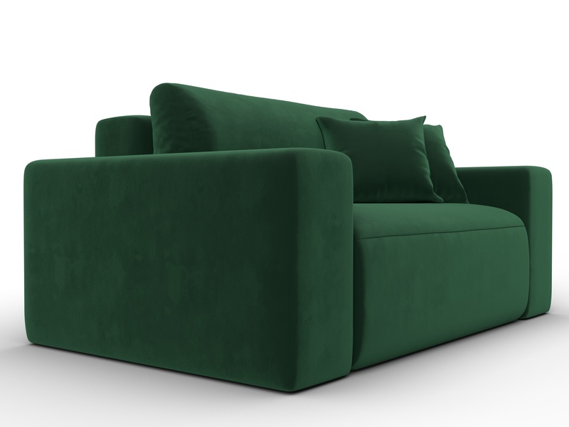 Кресло Лига-036 НПБ, Велюр, SEVEN 626 зеленый