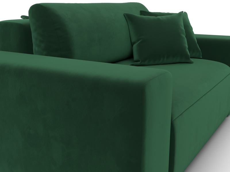 Кресло Лига-036 НПБ, Велюр, SEVEN 626 зеленый