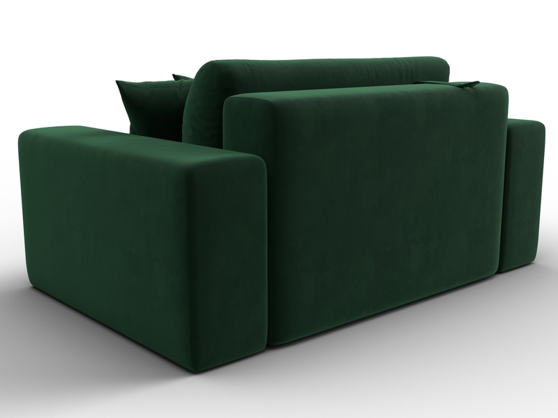 Кресло Лига-036 НПБ, Велюр, SEVEN 626 зеленый