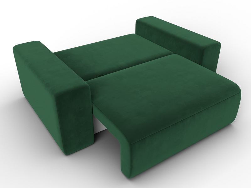 Кресло Лига-036 НПБ, Велюр, SEVEN 626 зеленый