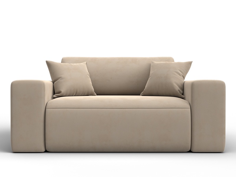 Кресло Лига-036 НПБ, Велюр, SEVEN 729 бежевый