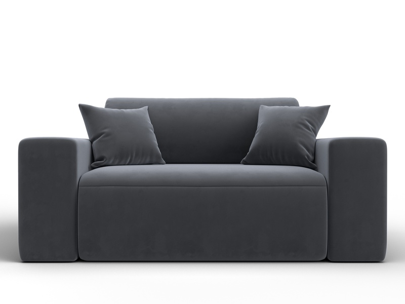 Кресло Лига-036 НПБ, Велюр, SEVEN 17 серый