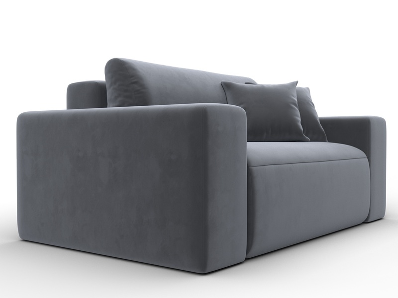 Кресло Лига-036 НПБ, Велюр, SEVEN 17 серый