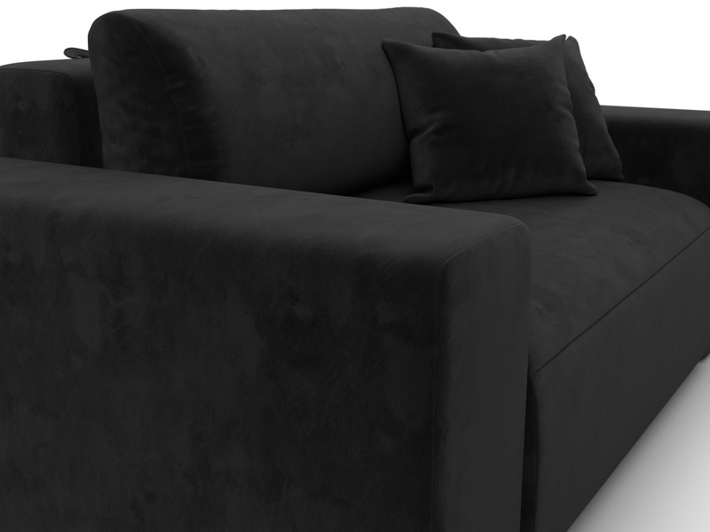 Кресло Лига-036 НПБ, Велюр, SEVEN 35 черный