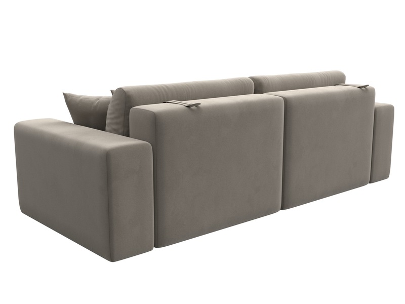 Диван прямой Лига-036 НПБ Классик, Микровельвет, Бежевый