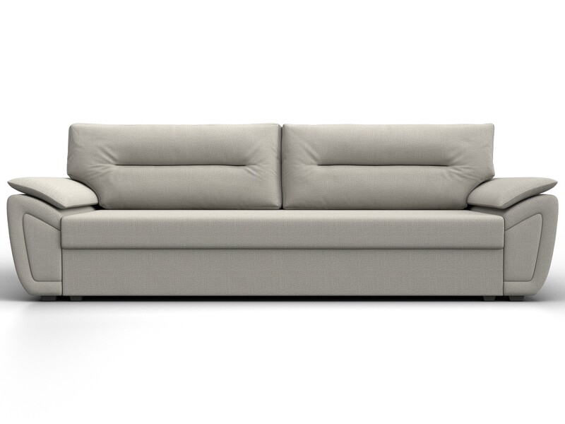 Диван прямой Нэстор Лайт, Рогожка, Амур 02 бежевый