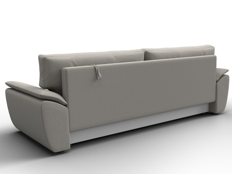 Диван прямой Нэстор Лайт, Рогожка, Амур 02 бежевый