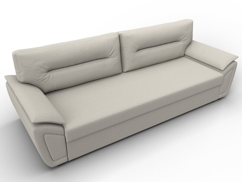 Диван прямой Нэстор Лайт, Рогожка, Амур 02 бежевый