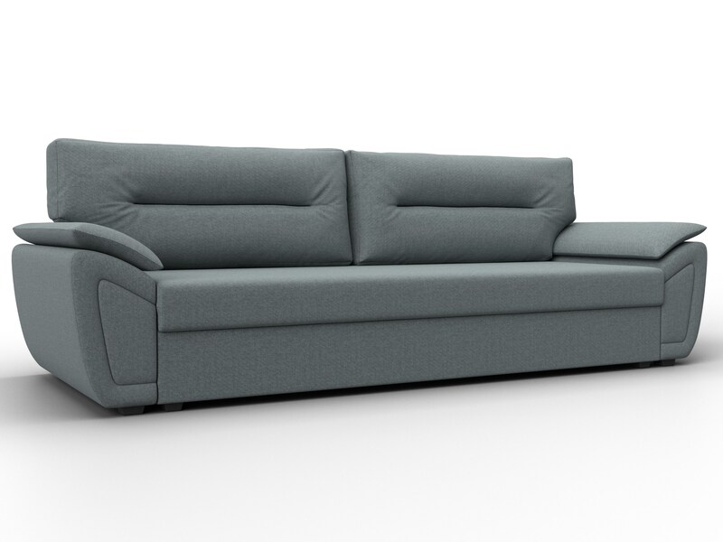 Диван прямой Нэстор Лайт, Рогожка, Амур 07 серый