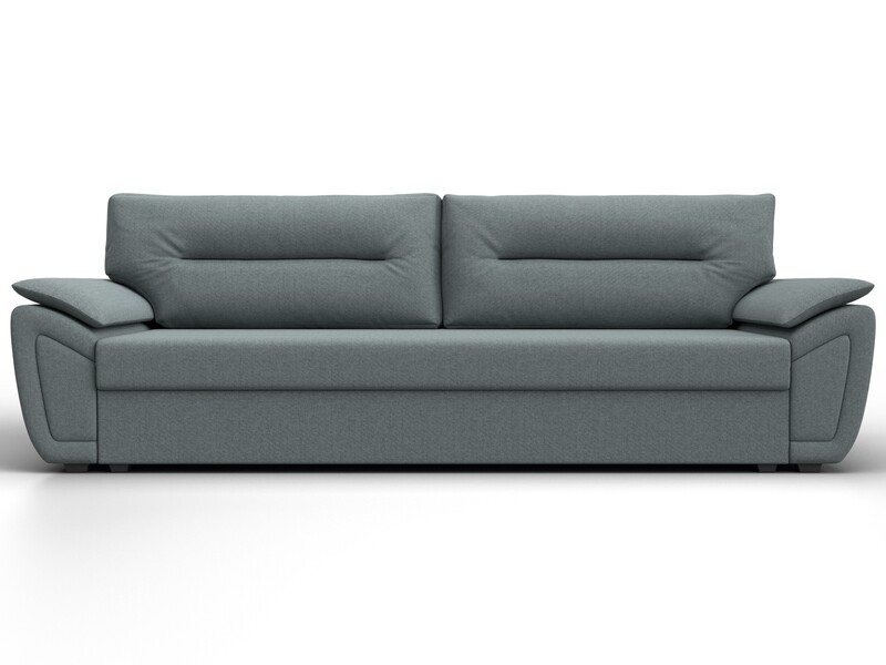 Диван прямой Нэстор Лайт, Рогожка, Амур 07 серый