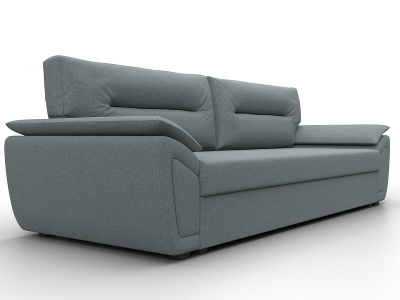 Диван прямой Нэстор Лайт, Рогожка, Амур 07 серый