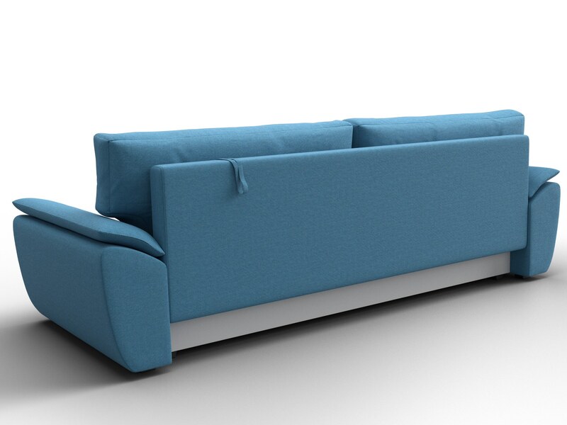 Диван прямой Нэстор Лайт, Рогожка, Амур 10 голубой