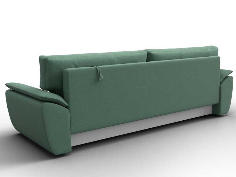 Диван прямой Нэстор Лайт, Рогожка, Амур 11 зеленый