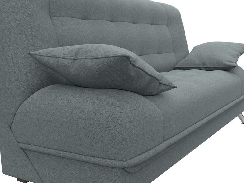 Диван-книжка Анна, Рогожка, Амур 07 серый