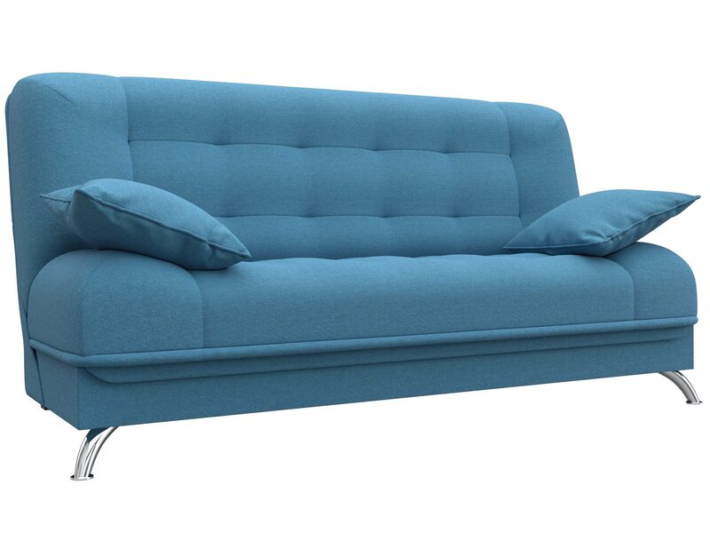 Диван-книжка Анна, Рогожка, Амур 10 голубой