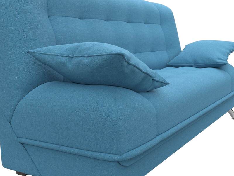 Диван-книжка Анна, Рогожка, Амур 10 голубой