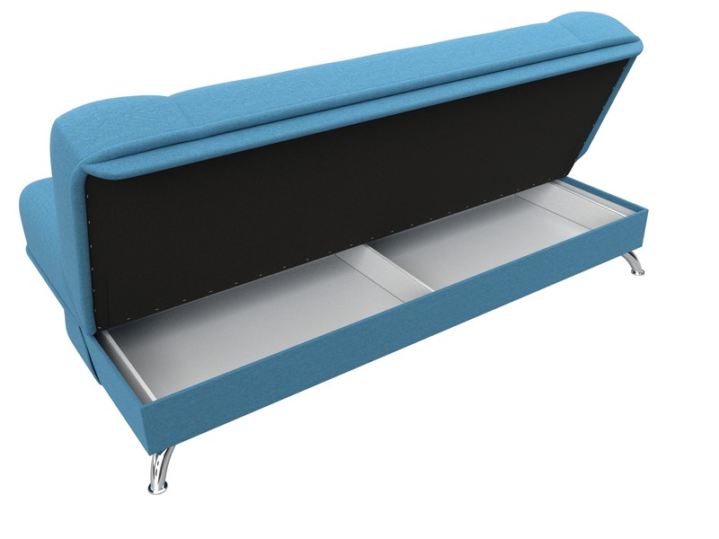 Диван-книжка Анна, Рогожка, Амур 10 голубой