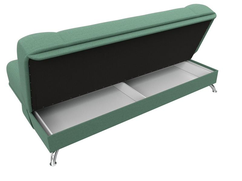 Диван-книжка Анна, Рогожка, Амур 11 зеленый