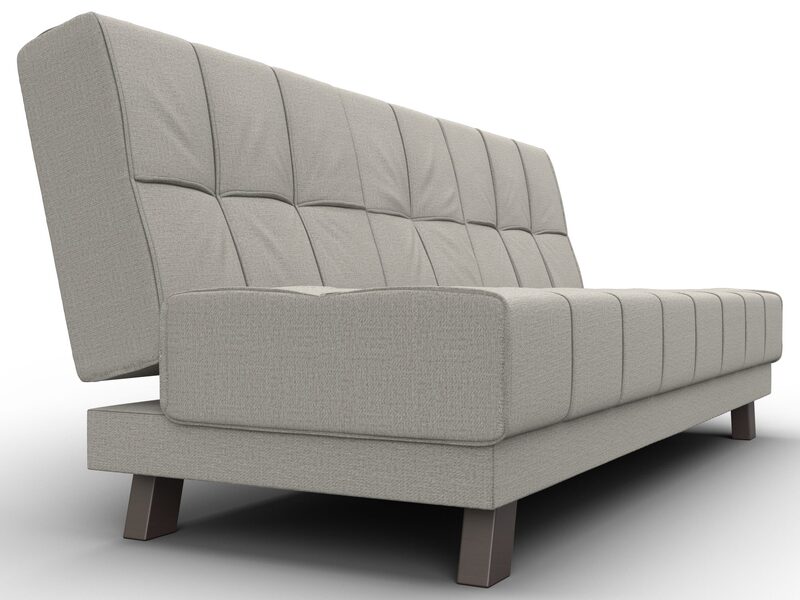 Диван прямой Винсент, Рогожка, Амур 02 бежевый