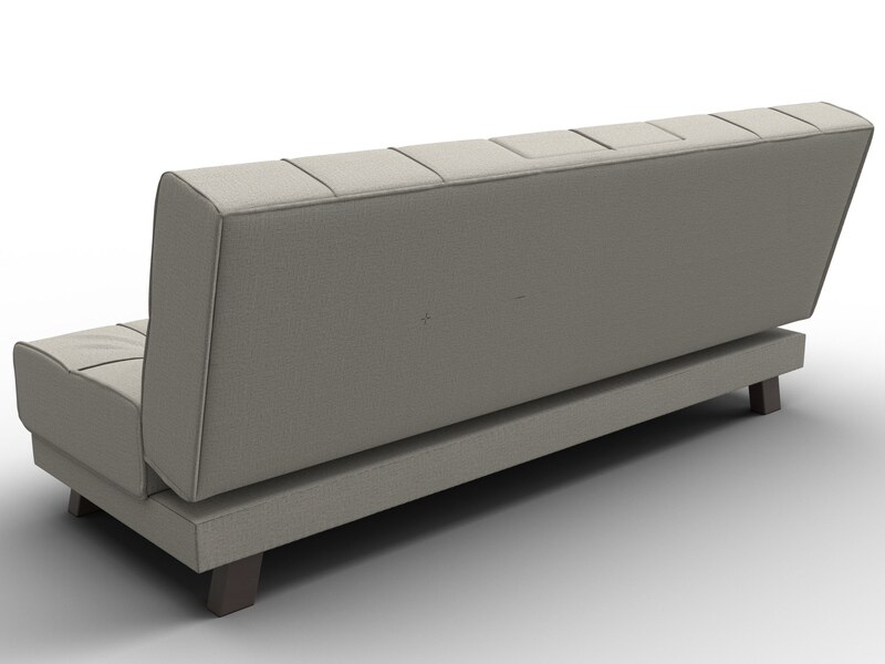 Диван прямой Винсент, Рогожка, Амур 02 бежевый