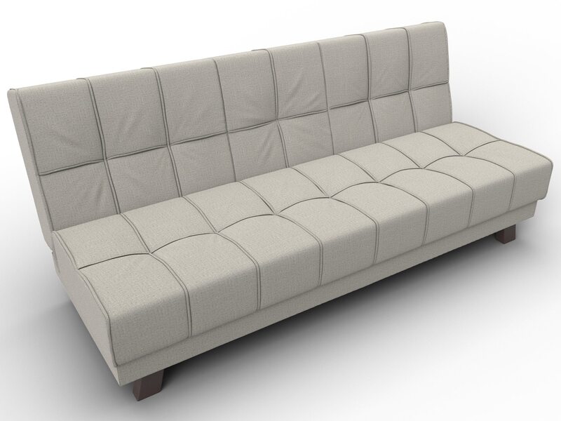 Диван прямой Винсент, Рогожка, Амур 02 бежевый