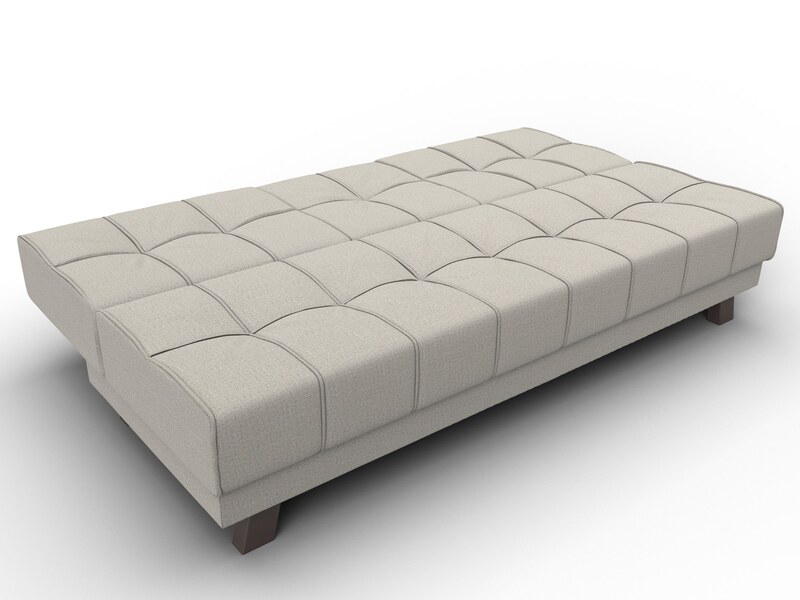 Диван прямой Винсент, Рогожка, Амур 02 бежевый