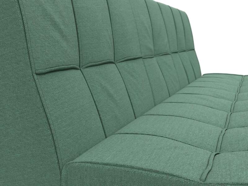 Диван прямой Винсент, Рогожка, Амур 11 зеленый