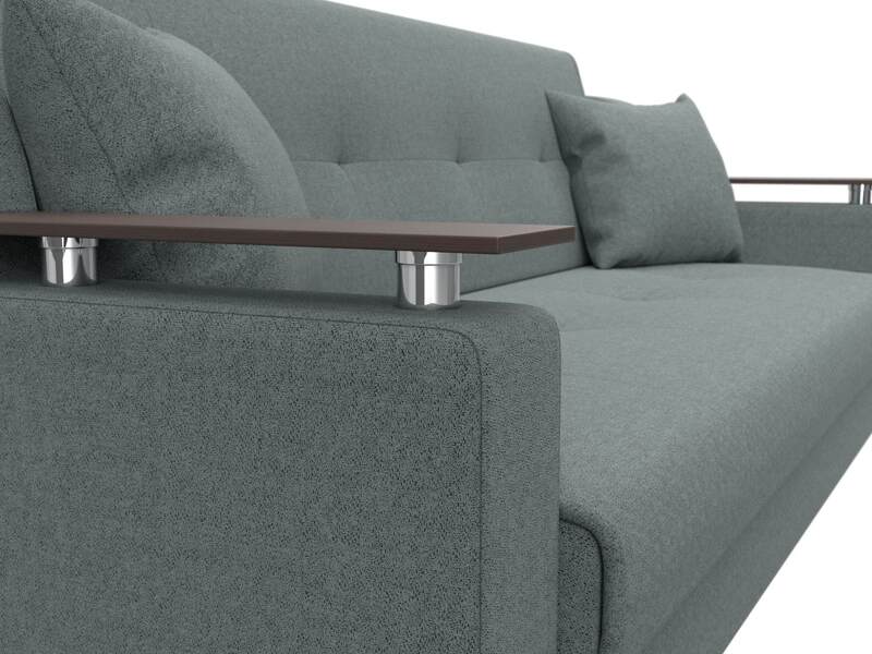 Диван-книжка Сенатор, Рогожка, Амур 07 серый