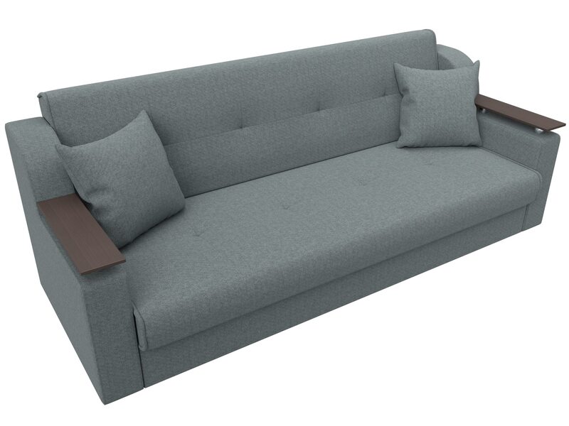 Диван-книжка Сенатор, Рогожка, Амур 07 серый