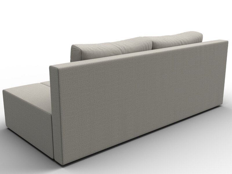 Диван прямой Сан Марко, Рогожка, Амур 02 бежевый