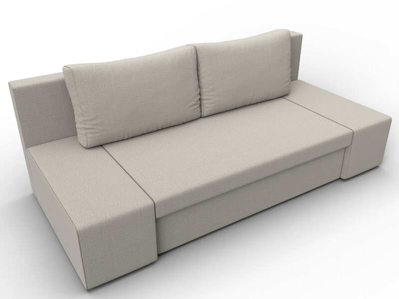 Диван прямой Сан Марко, Рогожка, Амур 02 бежевый