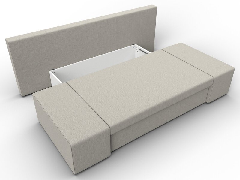 Диван прямой Сан Марко, Рогожка, Амур 02 бежевый